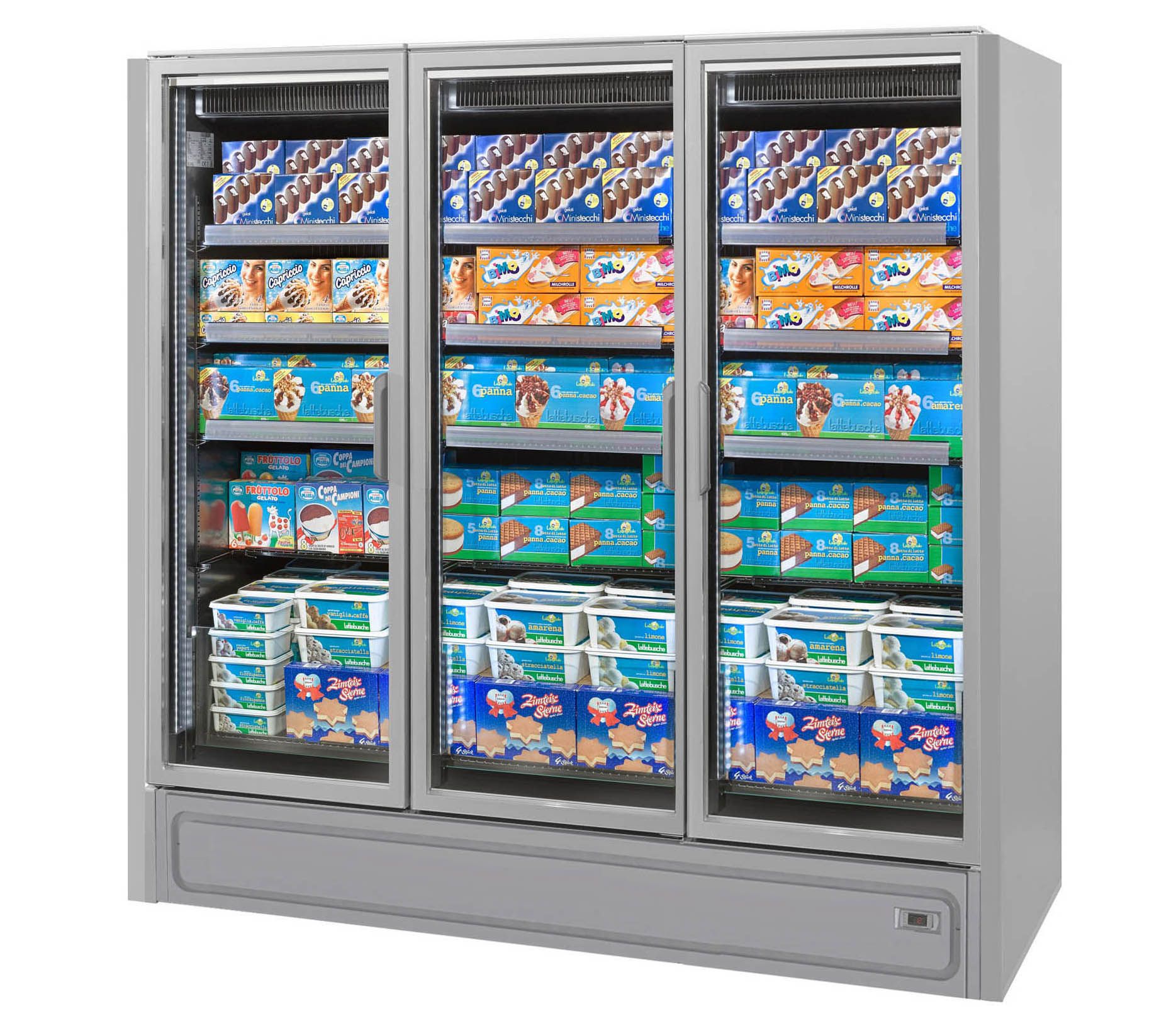Valzer Glass 3 Door Freezer