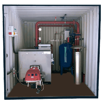 300kW Boiler Containerised